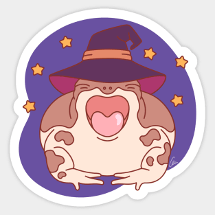 Desert Rain Frog, Halloween Edition! Sticker